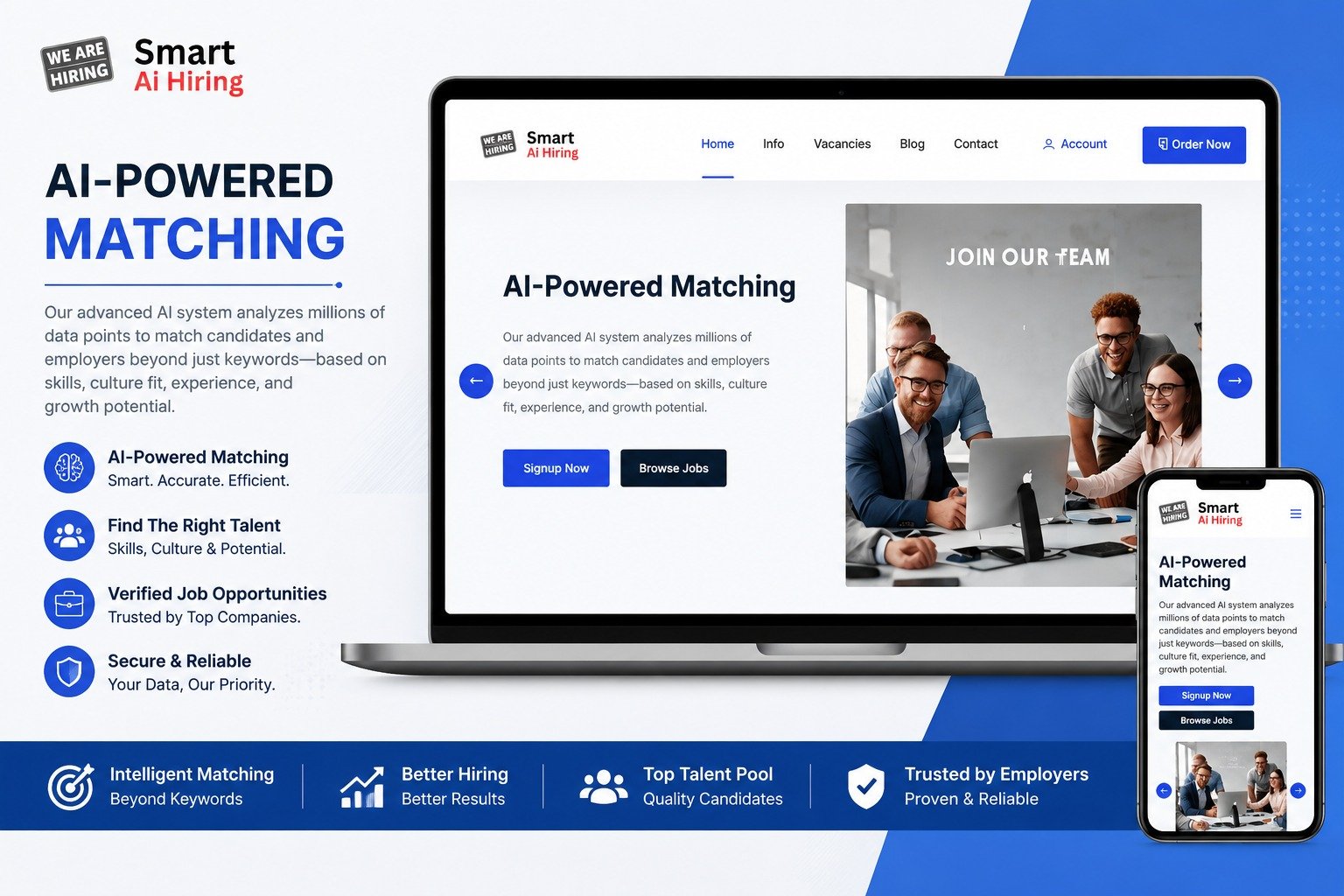 HireMind AI – Recruitment & Job Portal Website Theme