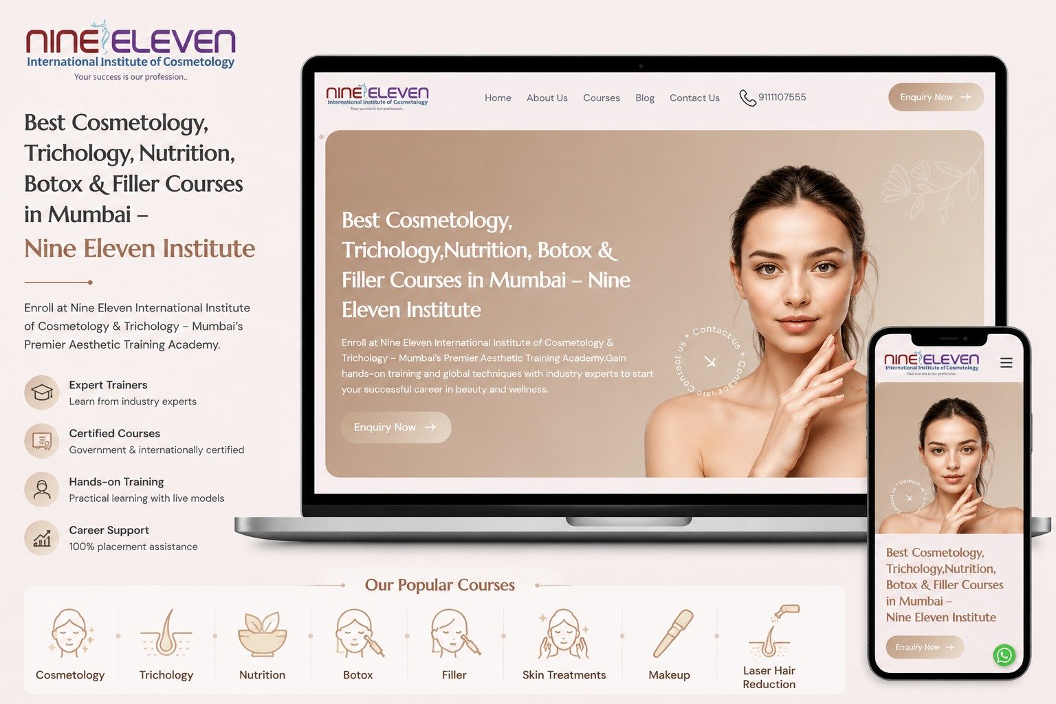 CosmoElite – Cosmetology & Aesthetic Institute Website Theme