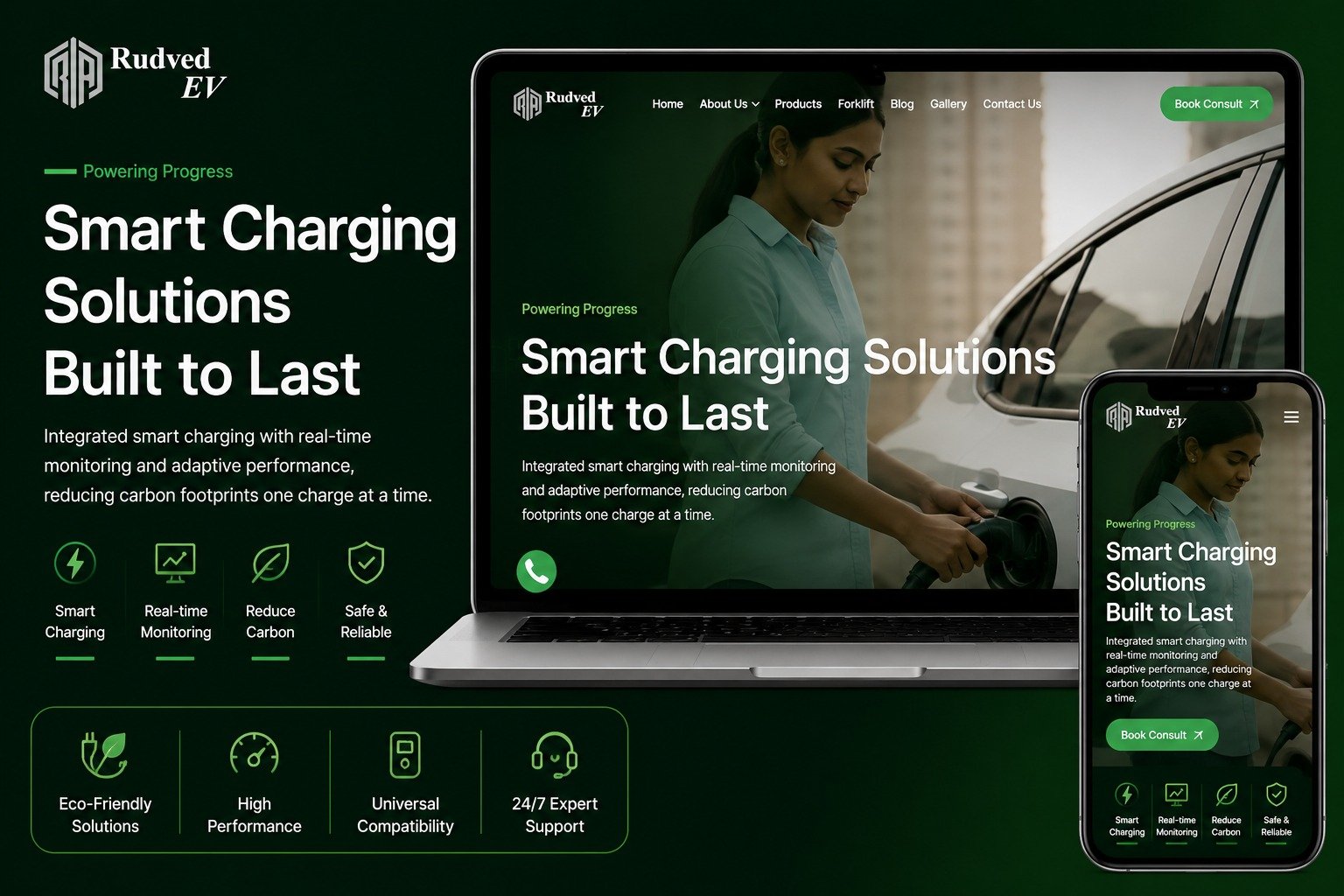 VoltEdge – EV Charging & Green Energy Website Theme